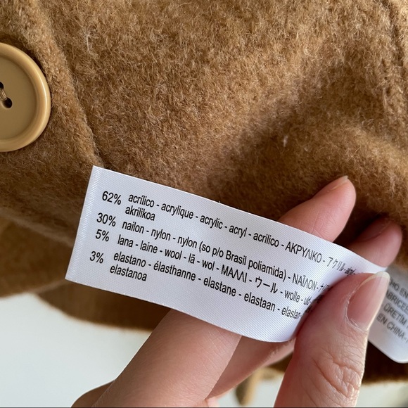 Zara tan color cropped cardigan - Picture 8 of 8